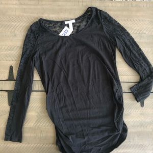 Lace Maternity Shirt